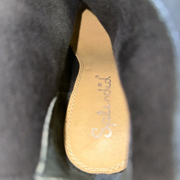 Splendid Women's Navy Suede booties - Picture 2 of 4